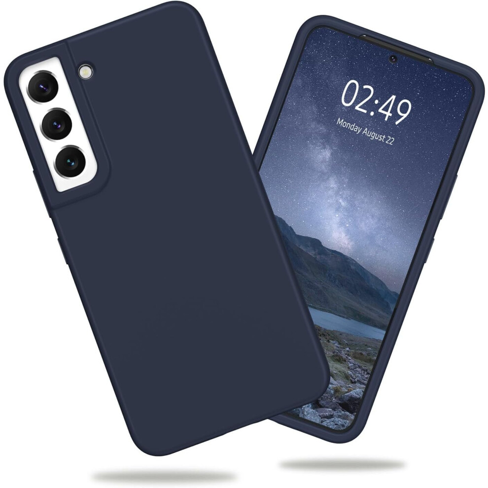 Galaxy S22 5G Case Liquid Silicone Dual-Layer Shockproof 913466592333