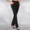 Women's Solid Color Slim Straight Leg Pants 1