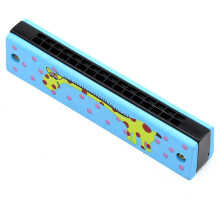 Kids' Harmonica Non-Toxic Blue Giraffe 5-Pack