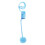 Cat toy spring fuzzy ball rope blue 1