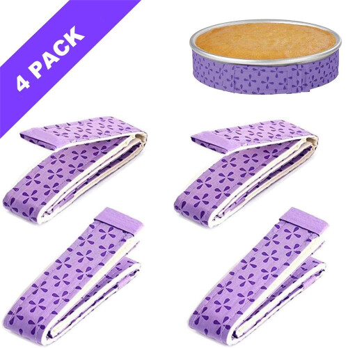 Cake Strips Bake Even Strips Cotton Silné savé proužky, balení 4 ks