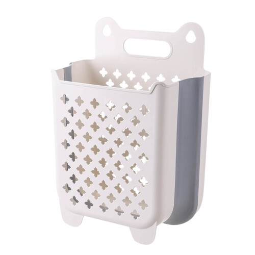 Panier à linge mural pliable - Gain de place - Lot de 1