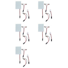 5X 1210 SMD 48 Panel con LED Bombilla de Techo Interior del Coche con Feston T10 BA9S