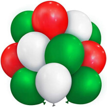 Ballons en latex rouge, noir et or, 16,8 cm (6,6 pouces), lot de 100.