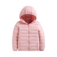 Kids Winter Hooded Coat Windproof Warm for 6-7 Years