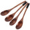 Set di 4 cucchiai da cucina in legno 1