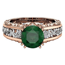 Bague pour femme en alliage plaqué or rose, tailles 5 à 12