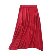 Dames midi rok zomer casual zwierig met elastische taille