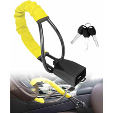Antifurto per volante e cinture di sicurezza Yellow3Keys