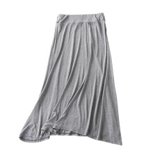 Gonna midi da donna estiva, casual, fluida, con elastico in vita