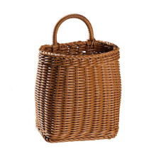 Panier de rangement mural tressé en plastique (1 pièce)