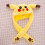 Pikachu Bunny Ears Λούτρινο Καπέλο Kawaii Cartoon Παιχνίδι 1