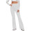 Leggings blancs coupe slim taille haute élastiques 1