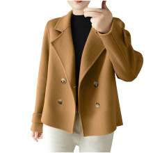 Oversize-Blazer aus Tweed-Wollmischung für Damen, langärmelig