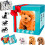 Robotpuppy geel, lopend en blaffend, realistisch 1