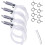 Brake Bleeder Hose Kit with One-Way Valve 4 pcs 1