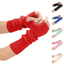 Gants d'hiver pour femmes sans doigts, mains ouvertes