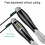 Electronic Jump Rope with Digital Counter and Adjustable 5