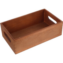 Schreibtisch-Organizer-Box aus Holz, 12 x 8 x 6 Zoll
