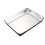 Plaque de cuisson rectangulaire en acier inoxydable 1 1
