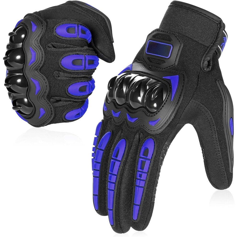 Motorcycle Gloves Touchscreen Breathable With Knuckle 9558633472479