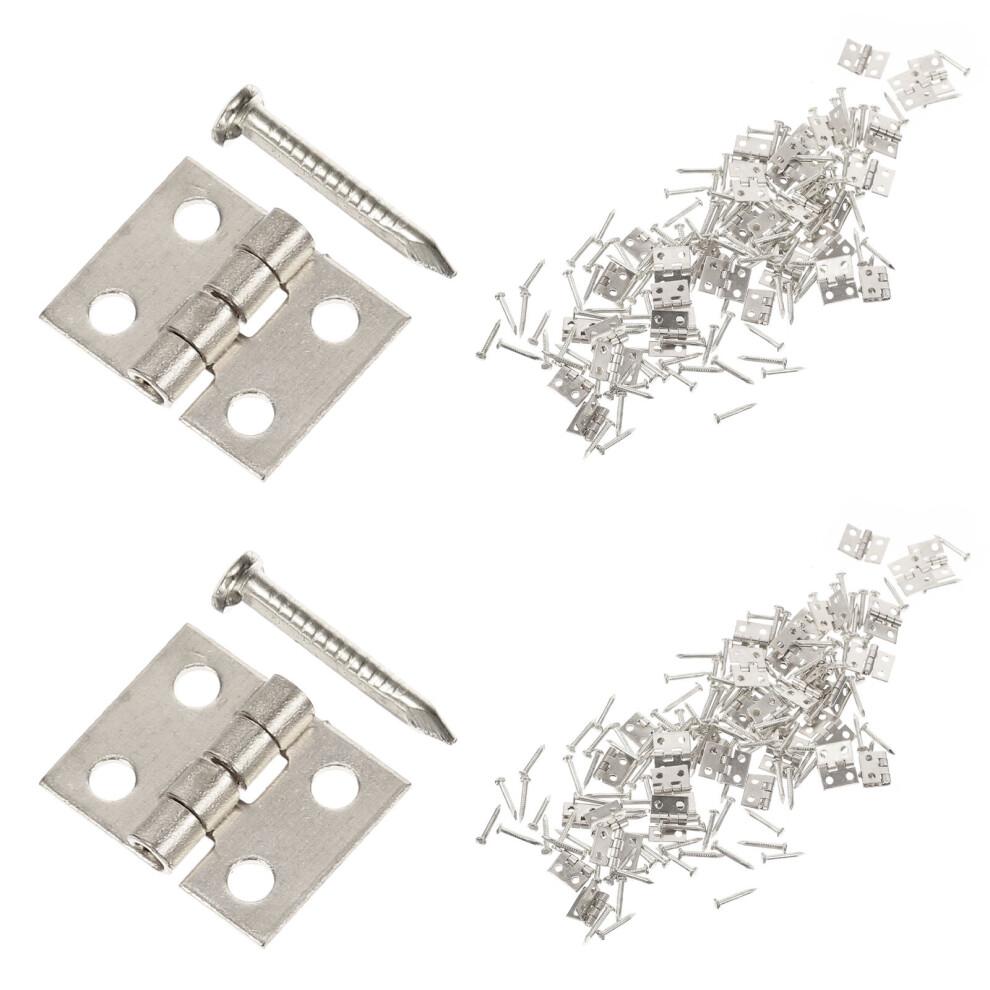 Brass Hinges For Wooden Boxes And Jewelry Craft, 50 Sets 9555307955351