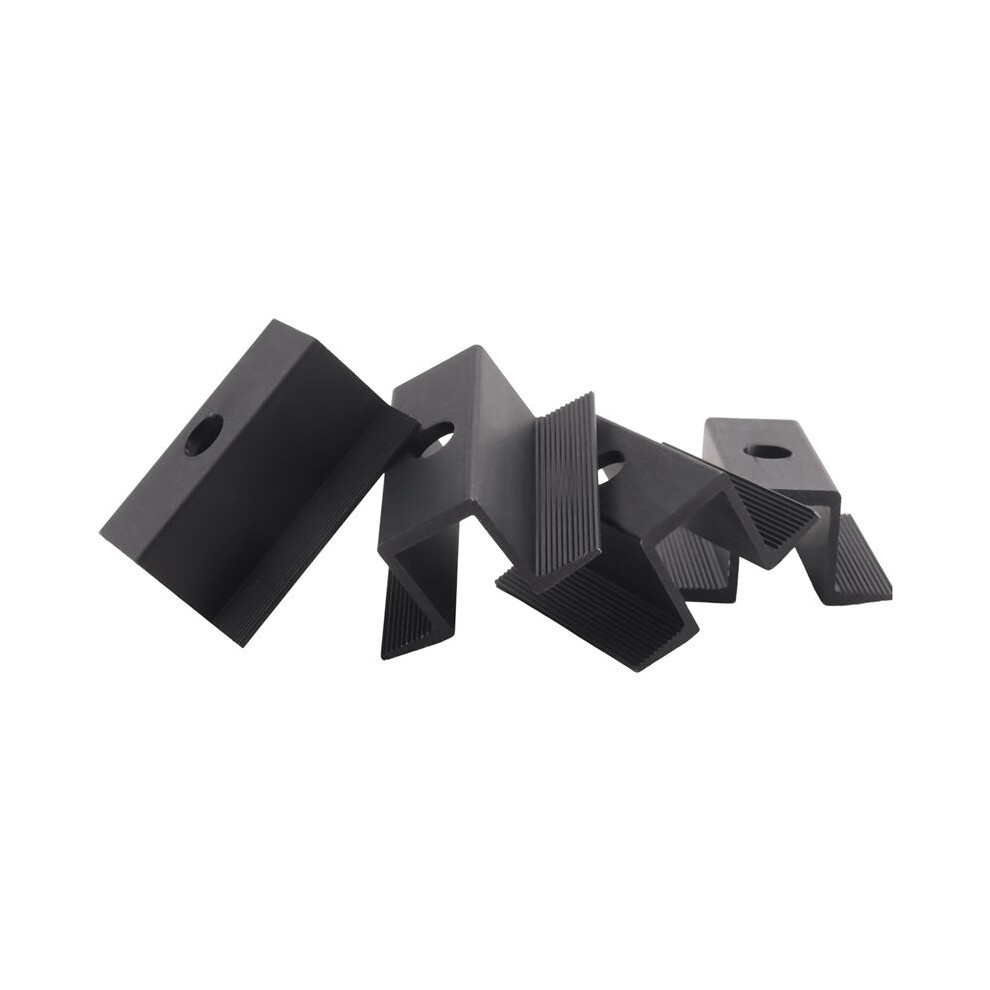 50 X Centre Clamp Pv Solar Panels, Black, Module Clamp For All Frame Heights, Solar Panels Bracket For Solar Panels Roof 4713877196078