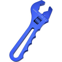 Clé réglable pour raccord de tuyau AN en aluminium 3AN-16AN bleue
