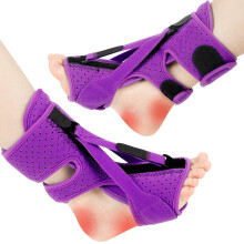 Talpi fasciitis éjszakai sín állítható lila2 db-os csomag