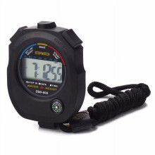 Digitale Stoppuhr, wasserdicht, LCD-Chronograph, Timer 1