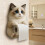 Porte-papier toilette mural 3D chat (1 pièce) 1