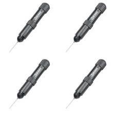 4X Agulha Aplicadora de Cola de Metal para Hobby, Artesanato, Modelo e Distribuição de Pequenas Peças