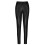 Damebukser i imiteret læder, slim fit, sort 1