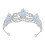Corona da sposa con decorazioni di strass 1