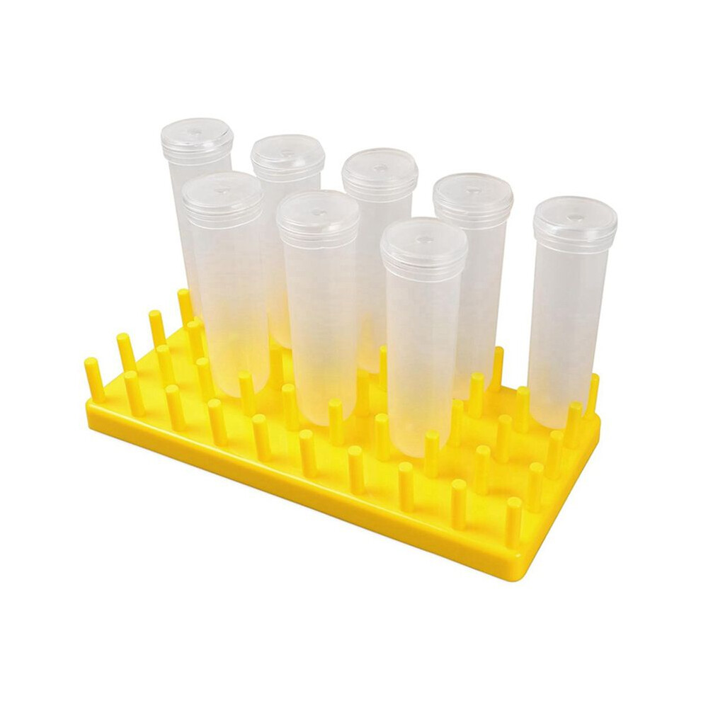 16Pcs 50Ml Large Floral Tubes With Rack Holder For Milkweed Leaf, Stem And Flower Cutting 6032651021176