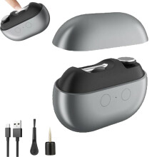 Coupe-ongles électrique rechargeable gris 1 pièce