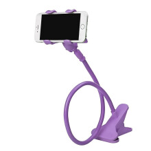 Schwanenhals-Smartphone-Betthalterung mit flexiblem Arm und Klemme