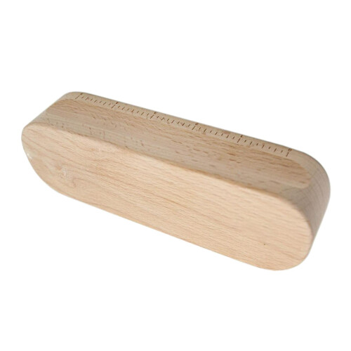 Clapet de tailleur en bois de hêtre à rainure double face