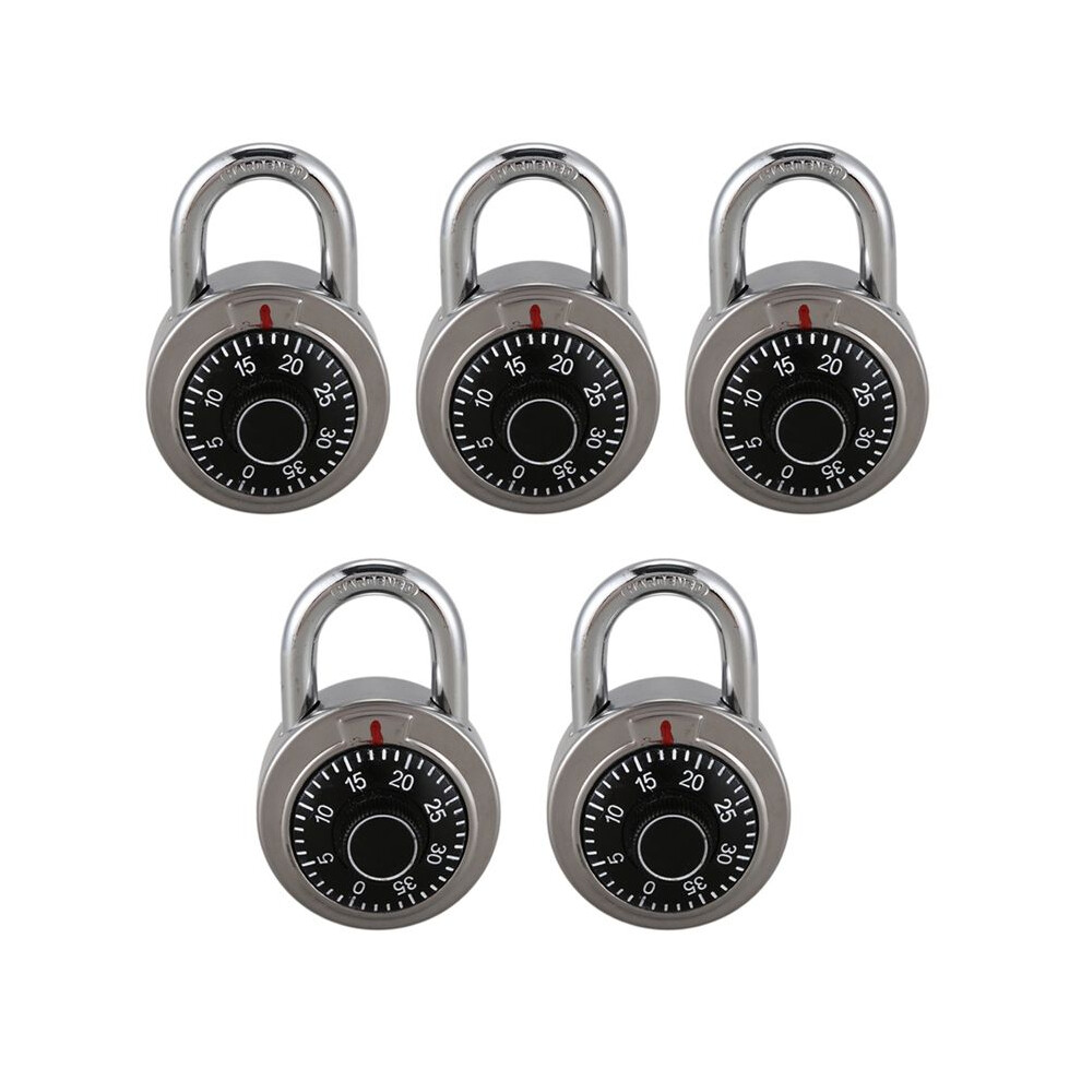5X Master Coded Lock 50Mm With Round Fixed Dial Combination Padlock 6031657193375