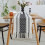 Chemin de table tissé noir style ferme (1 pièce) 1