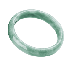 Jade-rannekoru naisille, luonnonvalkoinen, tummanvihreä, 60 mm