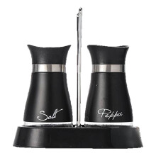 Ensemble de salière et poivrière ACDANC Noir 2 pièces