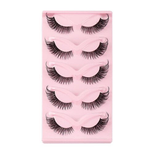 3D-Wimpern, lang, dicht, weich, 5 Paar