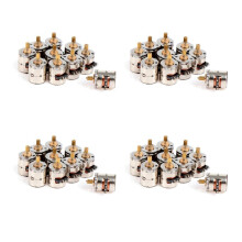40 Unids / Pack Motor Paso una Paso de 2 Fases y 4 Cables en Miniatura con Engranaje PequeñO Motor de Juguete PequeñO y PequeñO DIY