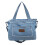 Γυναικεία τσάντα Tote Denim με φερμουάρ, μεγάλη, χιαστί 1