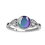 Δαχτυλίδι Mood Ring με ρυθμιζόμενο χρώμα για γυναίκες 1