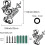 Metal Music Note Wall Decor Black 11.8 x 9.8 Inch 2