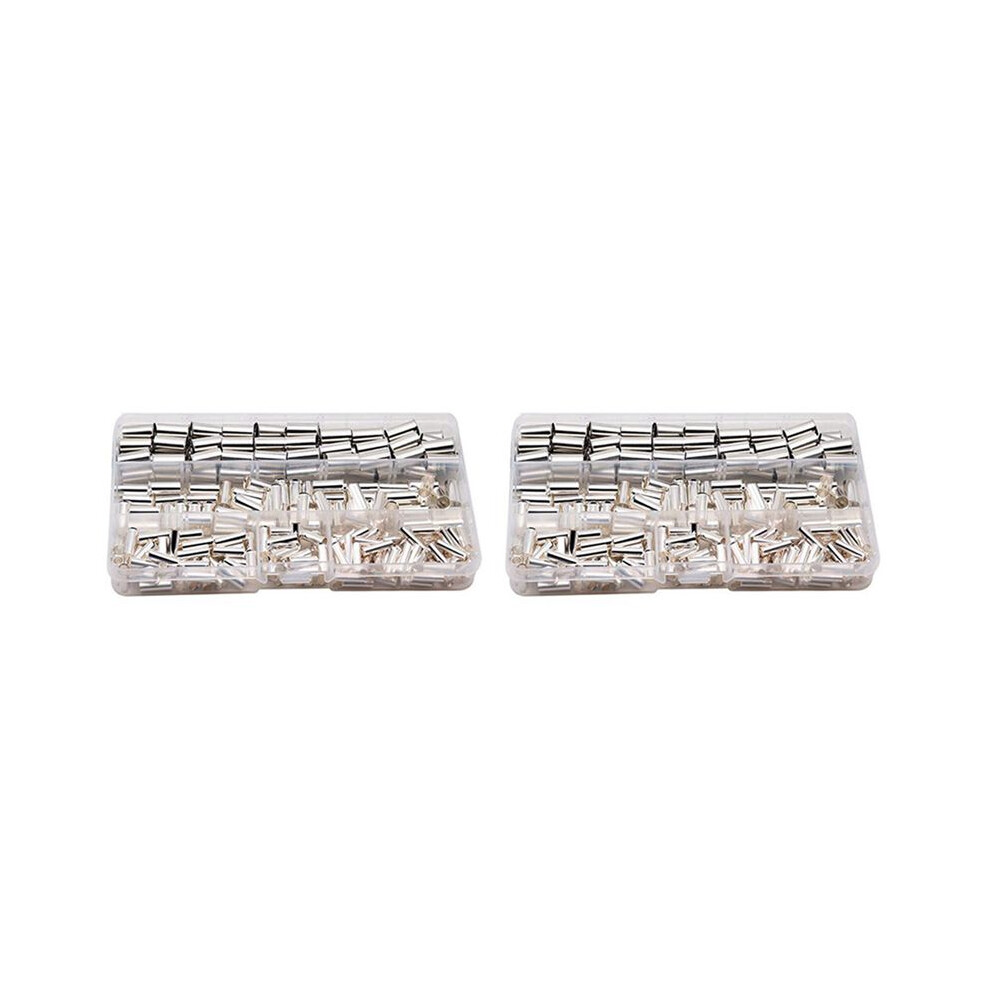 480Pcs Wire Copper Crimp Fitting Ferrules,Awg 4,6,8,10 Non Insulated Cable Housing Ferrule Pin Cord End Terminal Kit 6032695528570