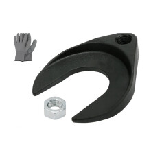 CV Axle Removal Tool 48mm with Nut Front Wheel Drive Axle Pulley Attachment for Slide Hammers with 5/8"-18 Threads