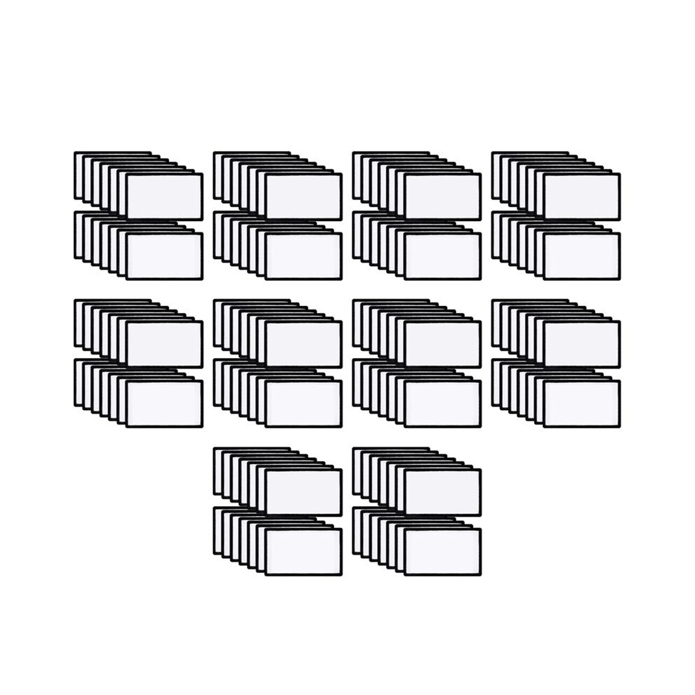 140 Pcs Sublimation Patches Blank Fabric Ironing Rectangular Blank Patches Fabric Repair Patches For Clothes, Hats 6032651025051